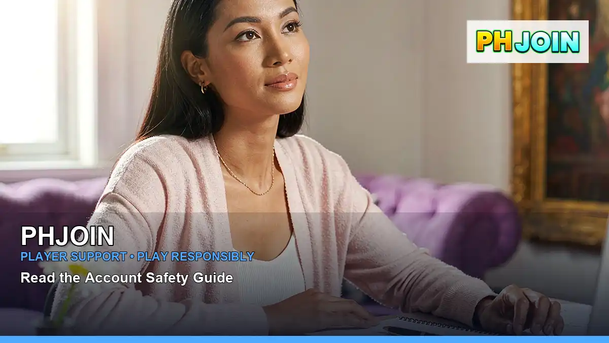 PHJOIN PHJOIN bet information for Philippine users scene with hourglass play responsible gaming guide for players in the