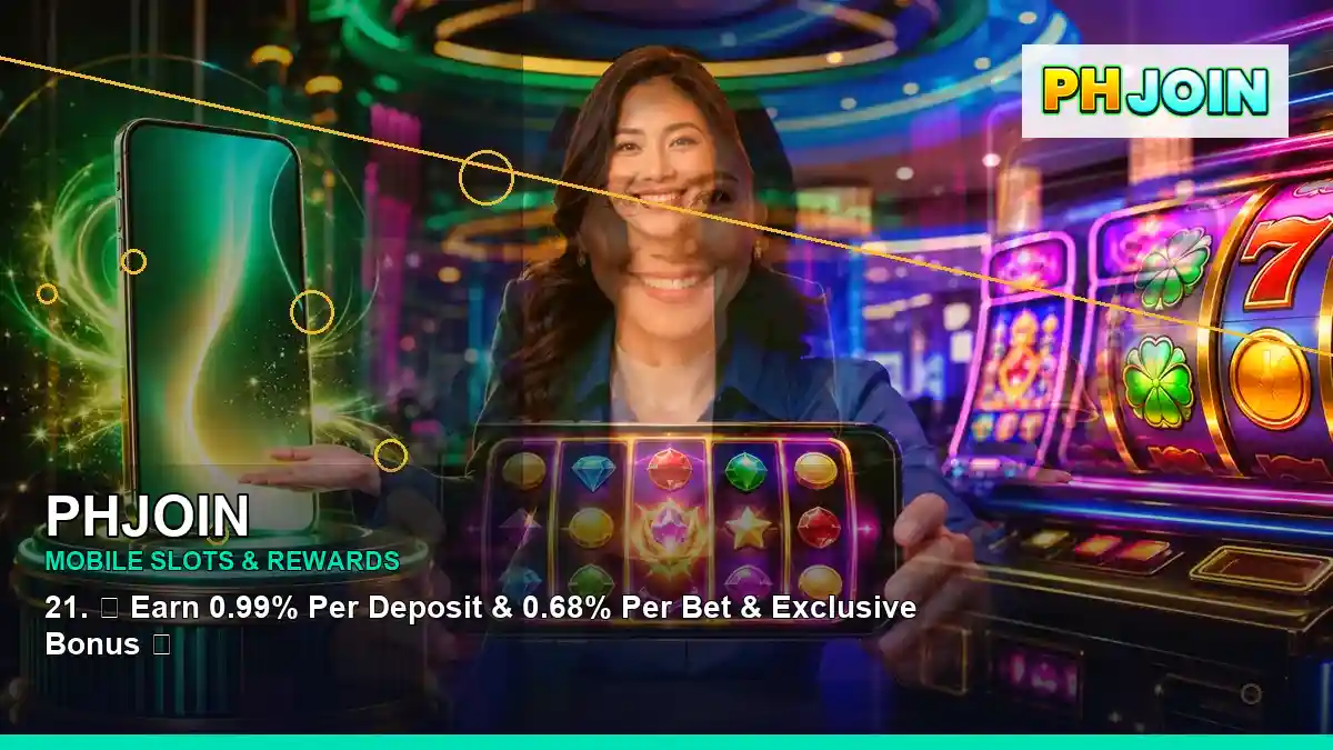 PHJOIN gold-lit gold jackpot slot games in a right close-up layout for Philippine players